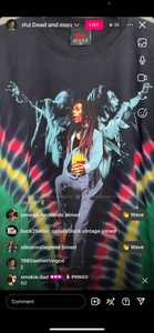 60 bob Marley tie dye (secondhand)