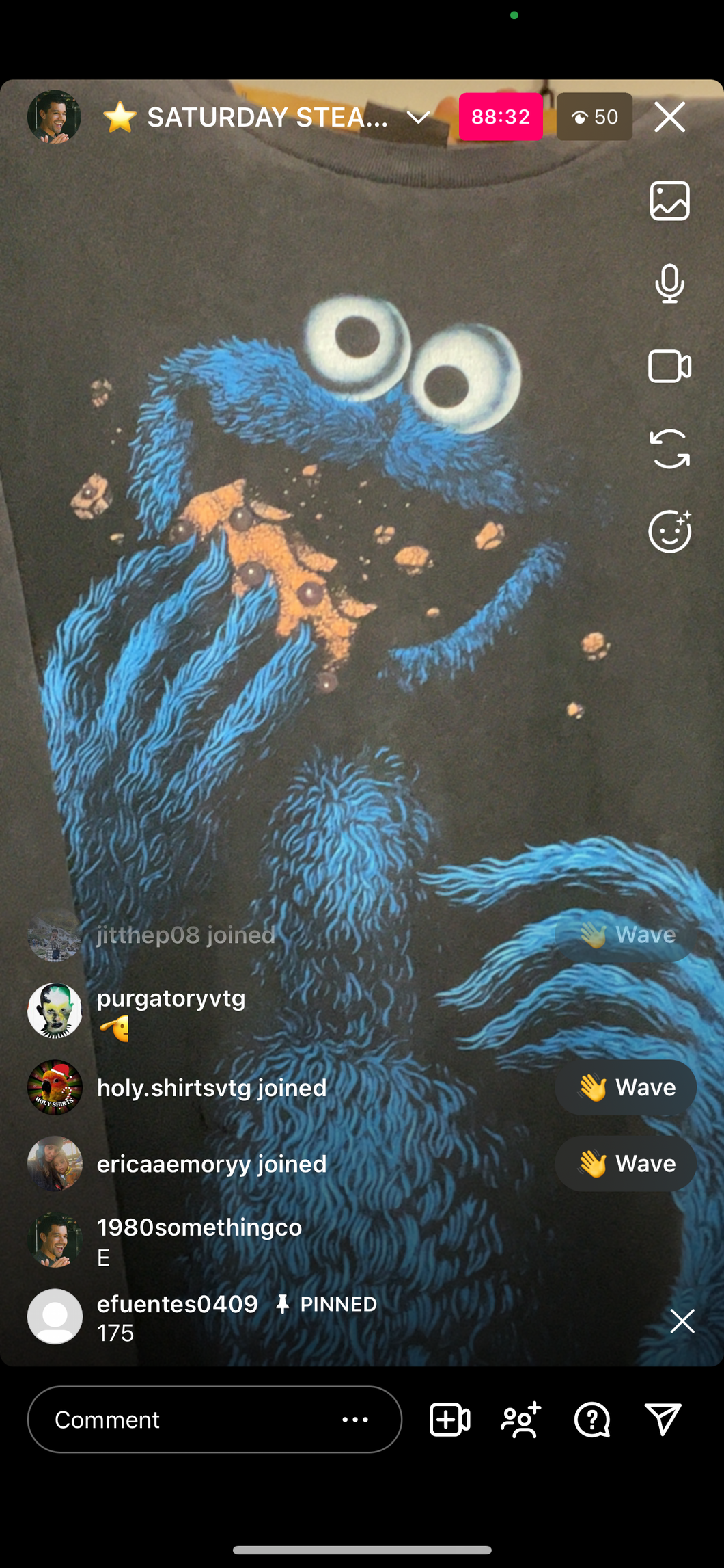 175 Cookie Monster blackout (secondhand)