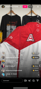 19 A red nike zip (secondhand)