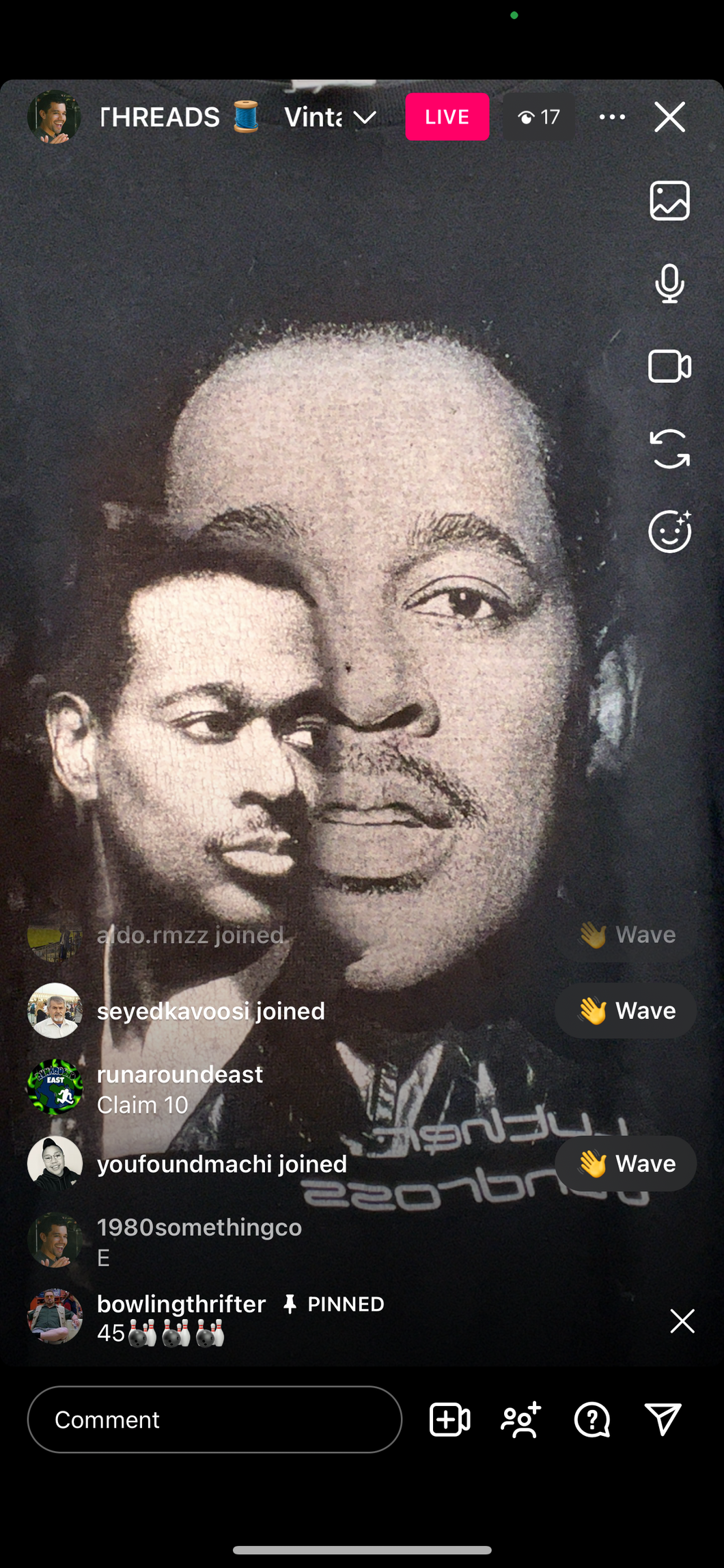 45 Luther vandross long sleeve (secondhand)