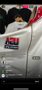 24 dream team track jacket zip (secondhand)