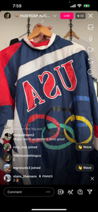 Vtg USA Olympics jacket (secondhand)