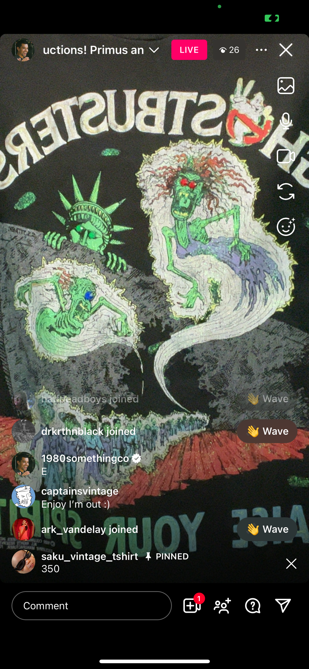 350 ghostbusters raise your spirits (secondhand)