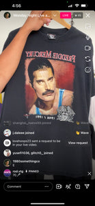 Rock & Death Freddie Mercury shirt (secondhand)