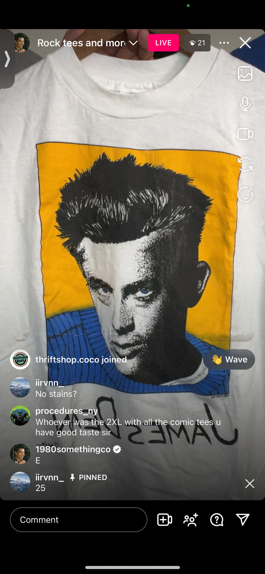 25 James dean (secondhand)