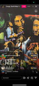 60 bob marley rap tee (secondhand)