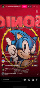 25 red sonic (secondhand)
