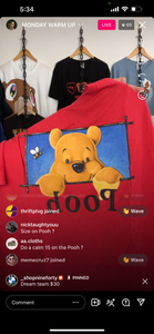 red pooh (secondhand)