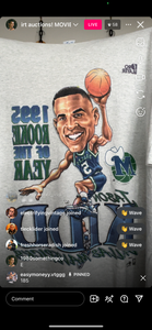 185 Jason Kidd rookie caricature (secondhand)