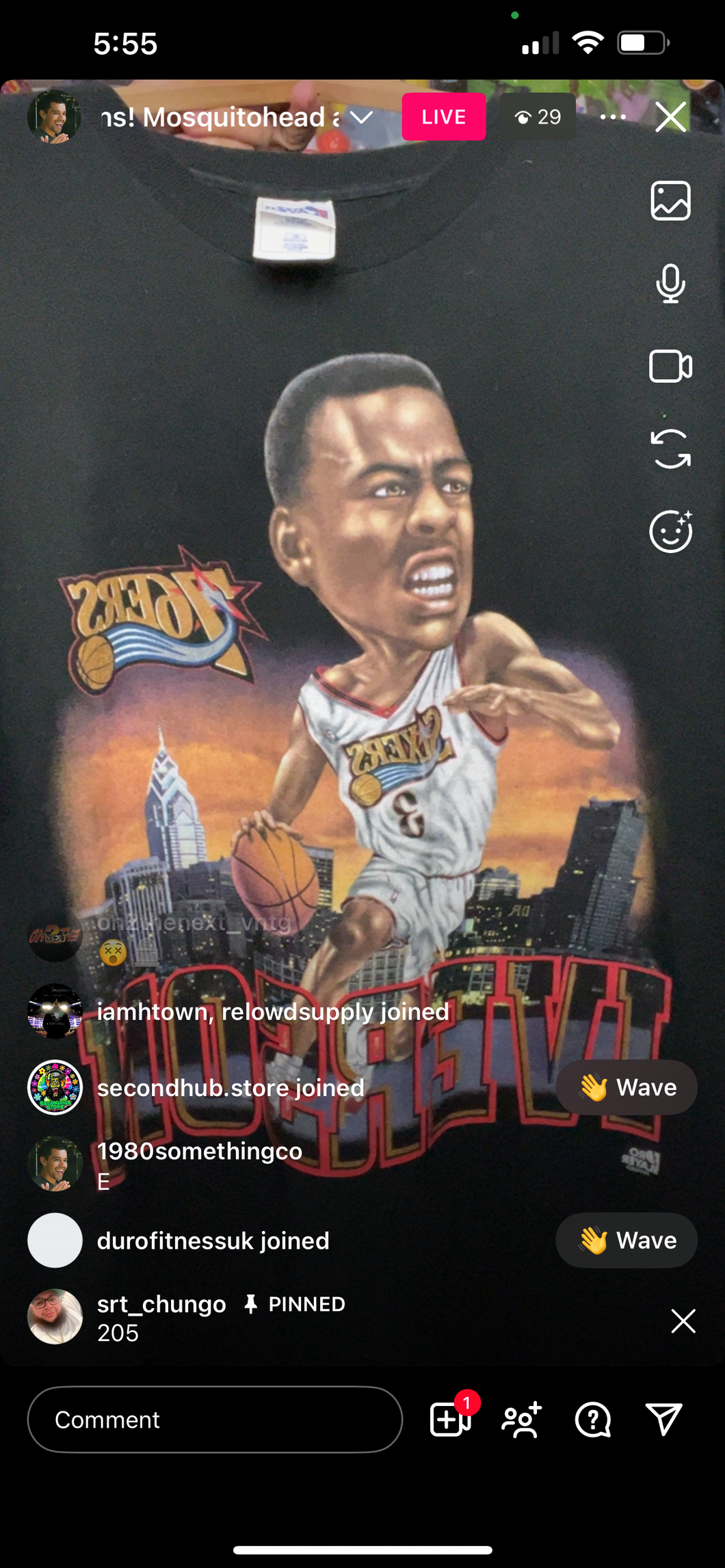 205 Iverson caricature (secondhand)