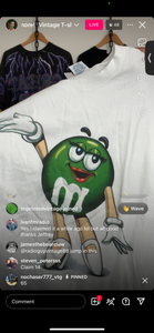 14 green m&m (secondhand)
