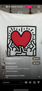 150 haring heart (secondhand)