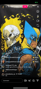 50 wolverine ghost rider modern (secondhand)
