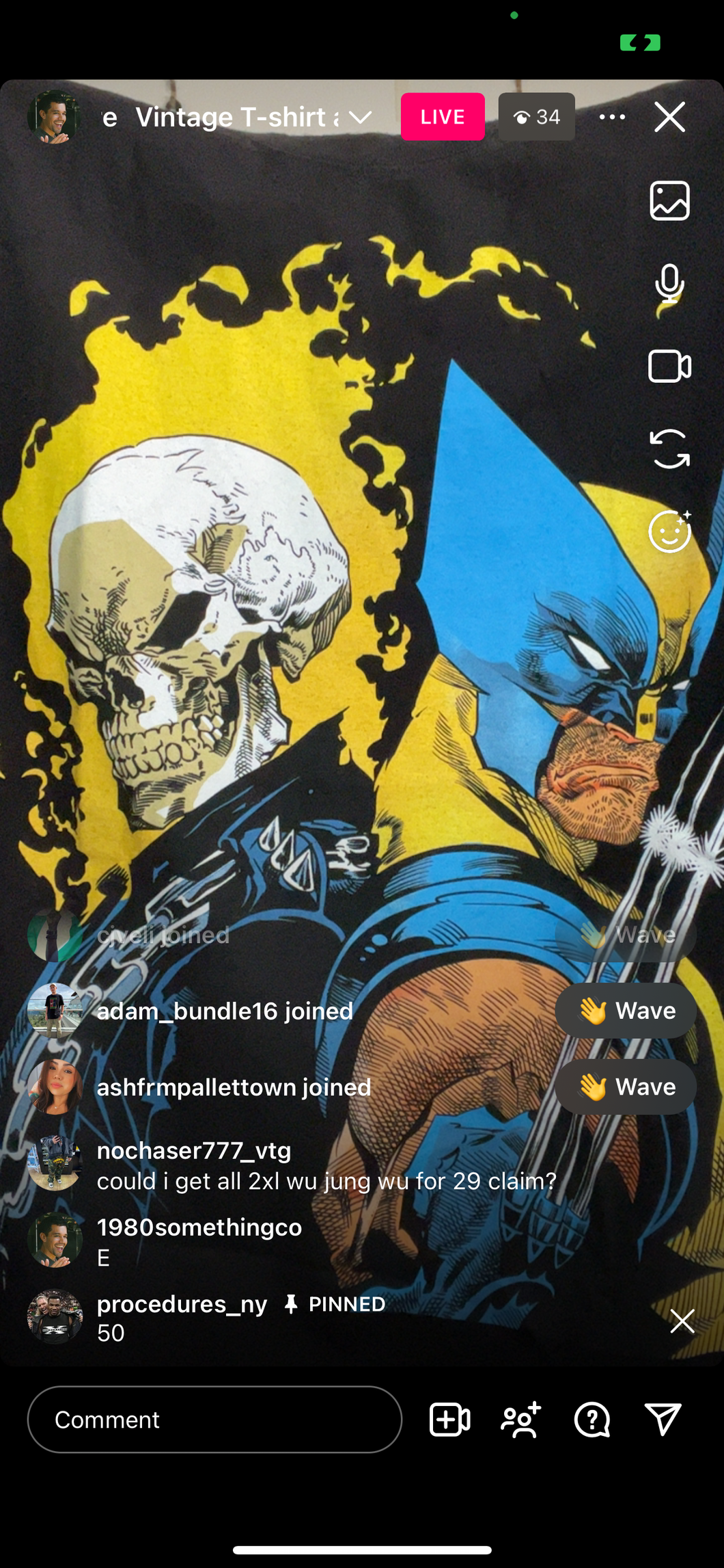 50 wolverine ghost rider modern (secondhand)