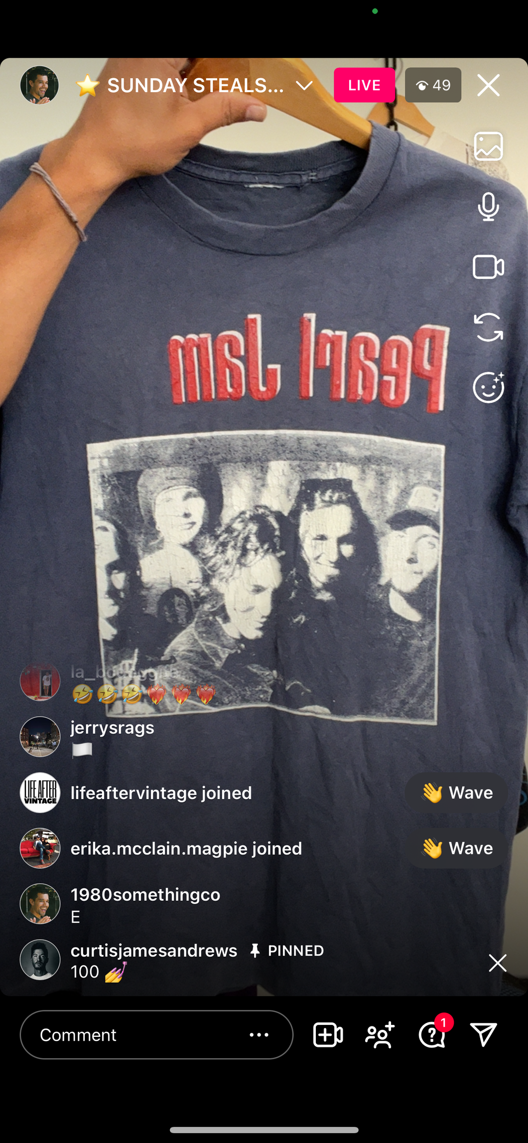 100 blue pearl jam parking lot (secondhand)