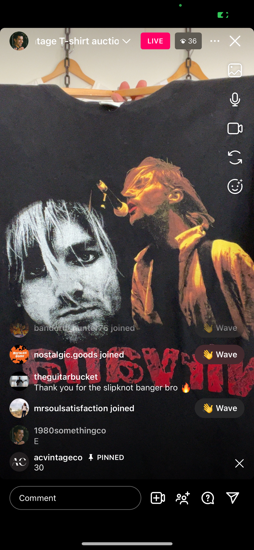 30 euro nirvana boot (secondhand)