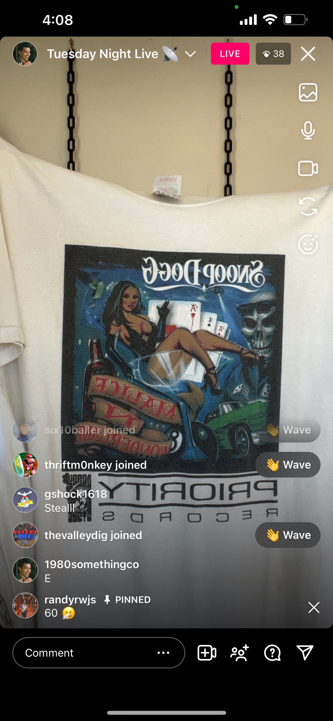 Snoop Dogg Malice in Wonderland shirt (secondhand)