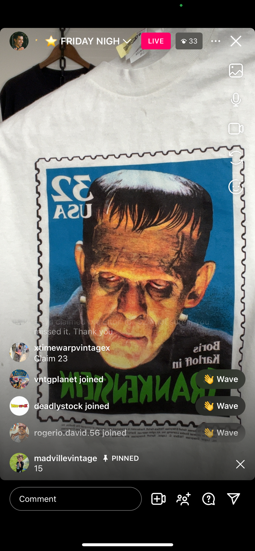 23 frankenstein stamp (secondhand)