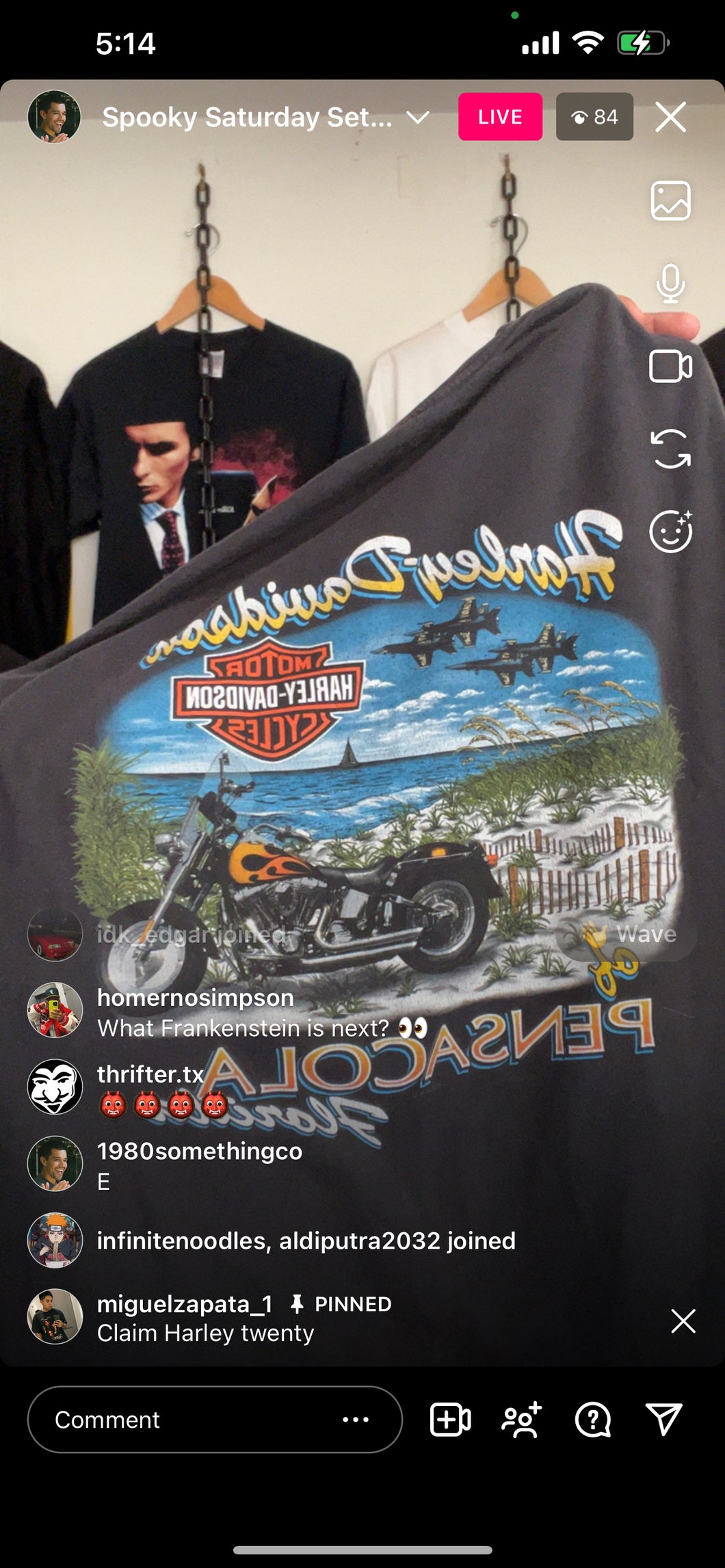 Harley shirt (secondhand)