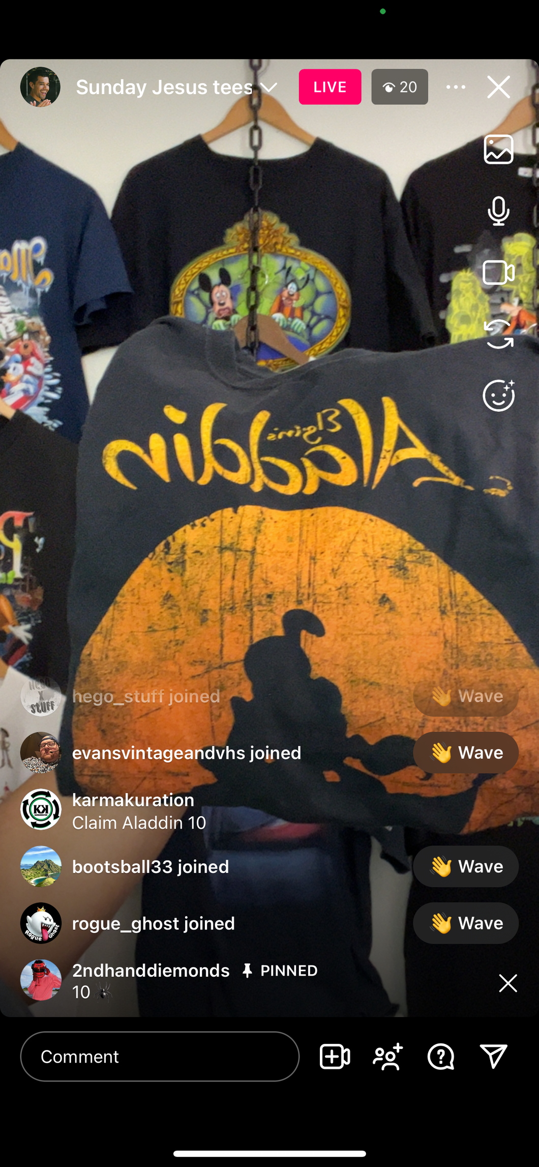 10 Aladdin songs (secondhand)