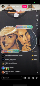 460 bob Marley Lauryn hill (secondhand)