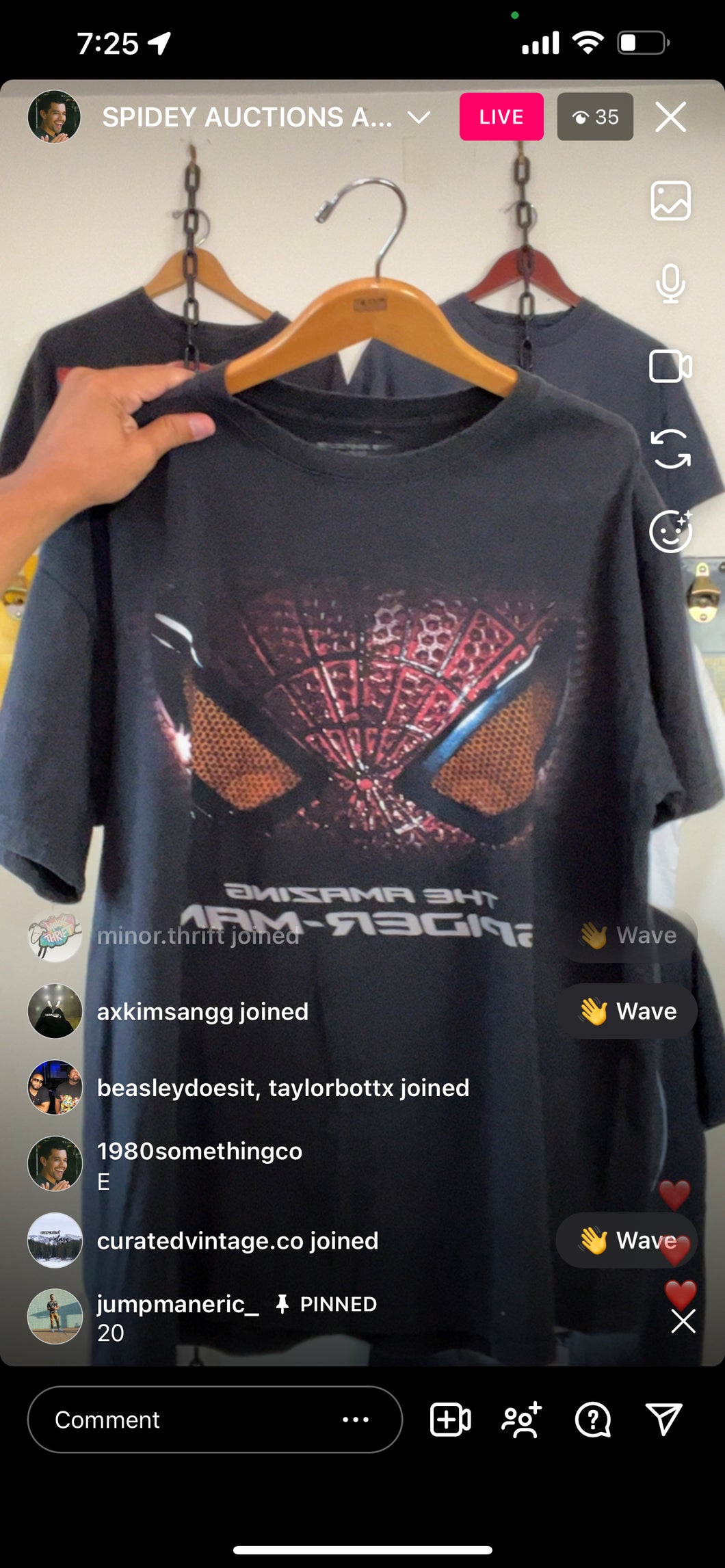 ‘12 The Amazing Spider Man shirt (secondhand)