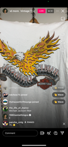 75 harley flaming eagle LS white (secondhand)