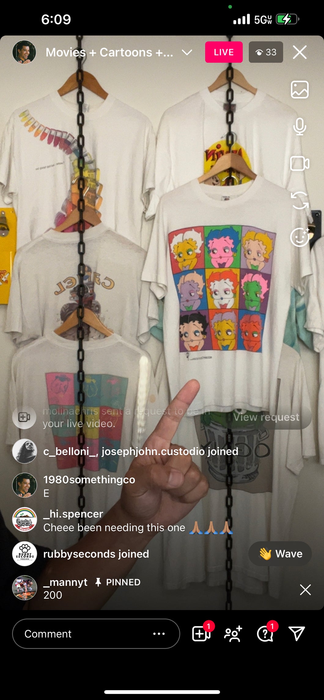 Vtg Warhol Betty shirt (secondhand)