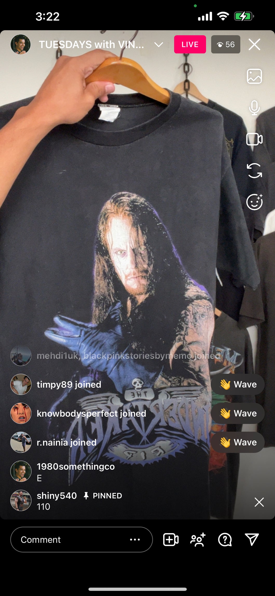 ‘96 Undertaker shirt (secondhand)