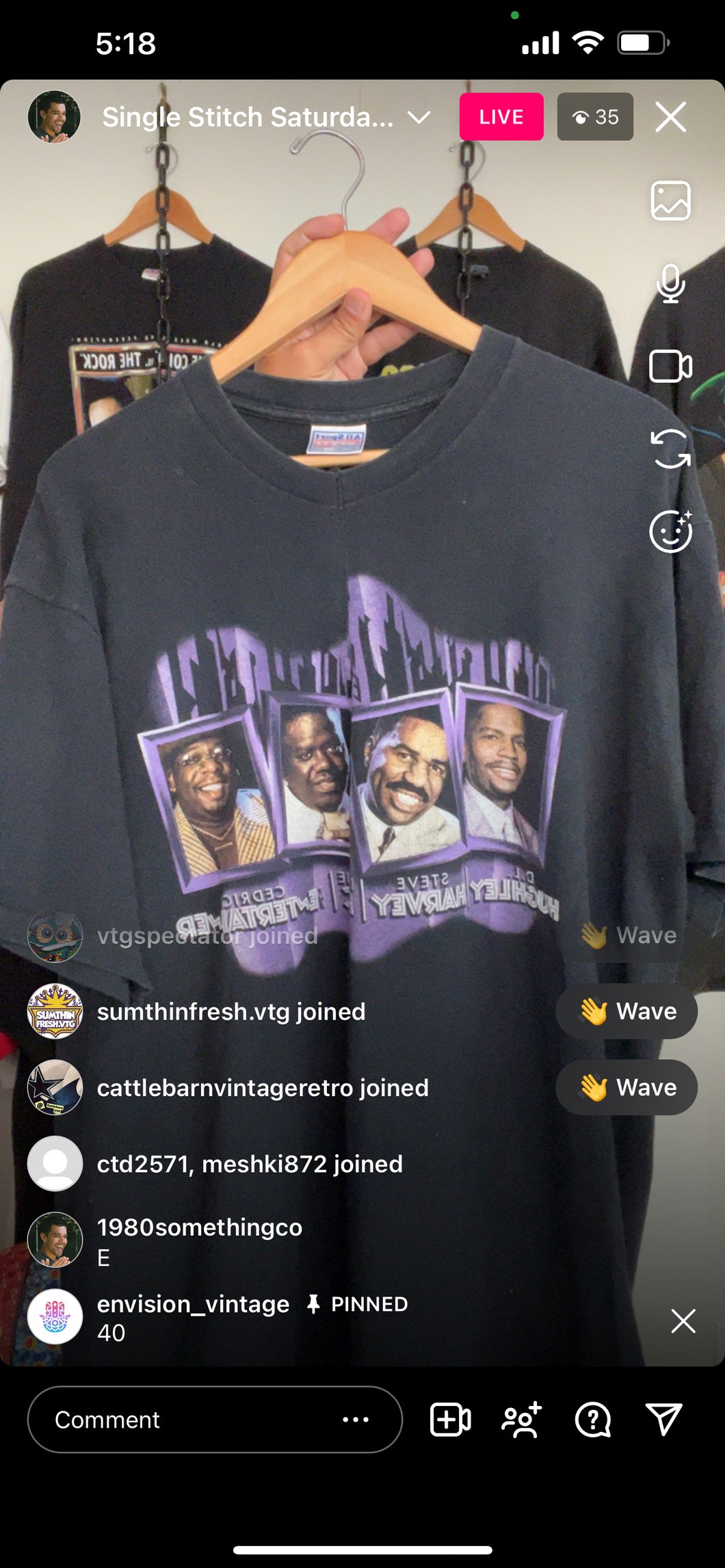 Vtg Kings of Comedy shirt (secondhand)