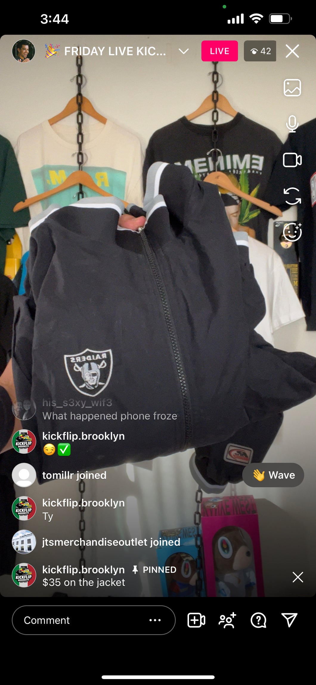 Raiders jacket (secondhand)