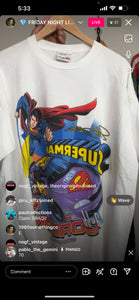 Vtg superman nascar shirt (secondhand)