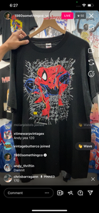 Vtg Spider Man shirt (secondhand)