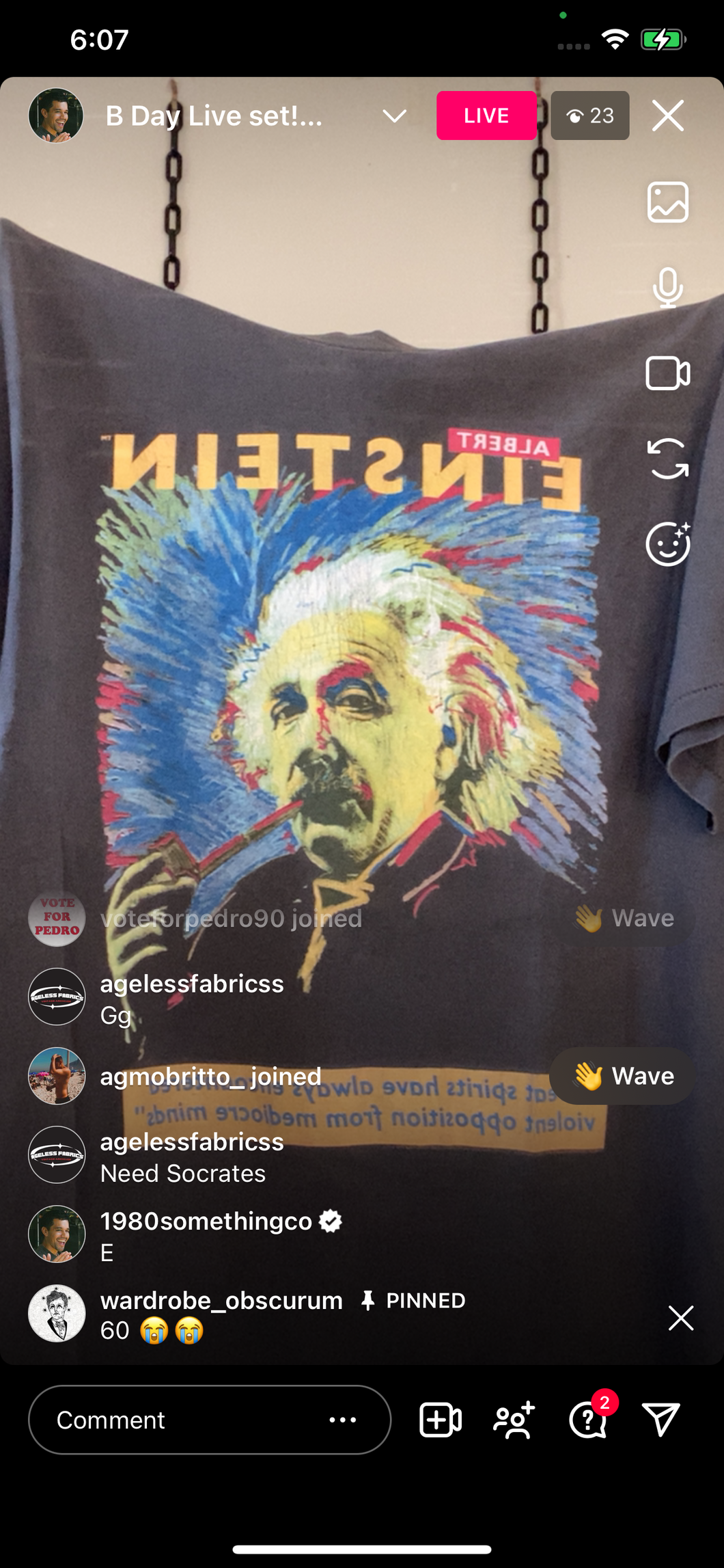 Einstein shirt (secondhand)