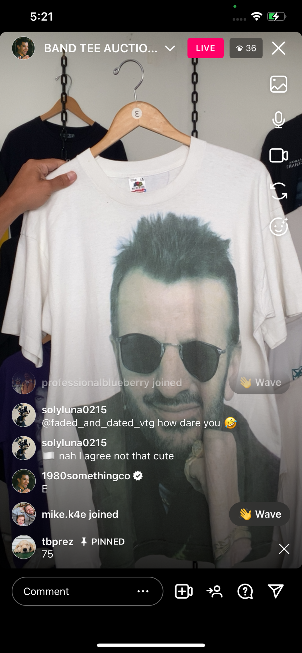 Vtg Ringo shirt (secondhand)