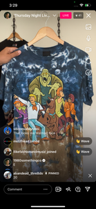 Vtg Scooby Doo tie dye shirt (secondhand)