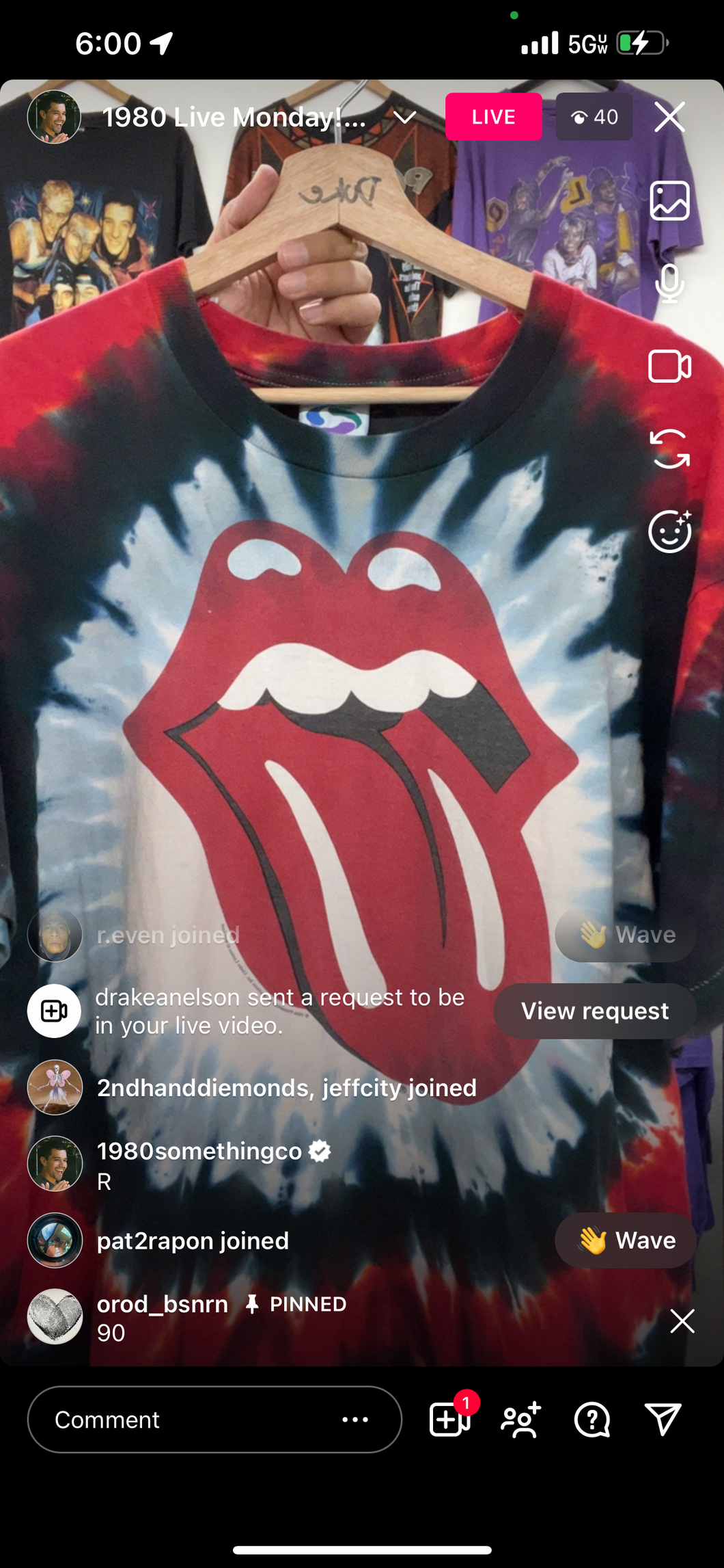 ‘94 Rolling Stones shirt (secondhand)