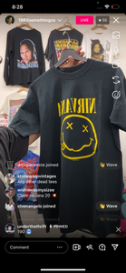 Nirvana smiley shirt (secondhand)