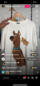 Vtg Scooby shirt (secondhand)