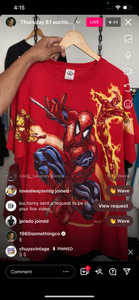 Vtg Spider Man shirt (secondhand)