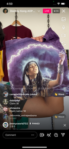 Native American girl shirt (secondhand)