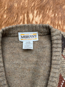 80s Mervyn’s sweater vest Sz XL (Secondhand)